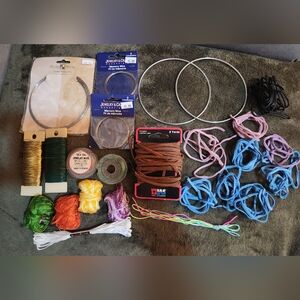 Miscellaneous Crafting Wire, String, Leather Cord, Etc.